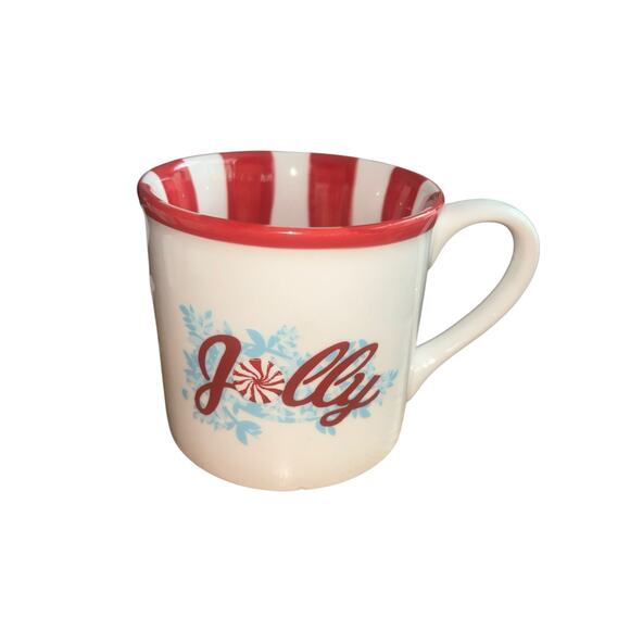 Starbucks Candy Cane Striped Red And White Christmas Holiday Coffee Mugs Two - Picture 4 of 9